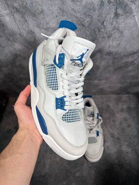 Size 13 | Jordan 4 Military Blue No Box | Pre-Owned